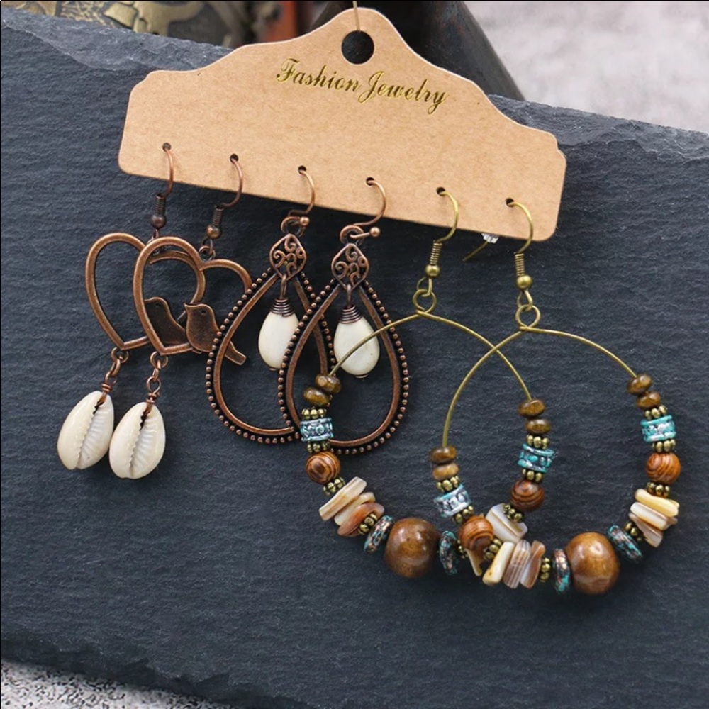 Boho style women’s fashion earrings